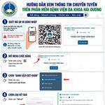 HƯỚNG DẪN XEM THÔNG TIN CHUYỂN TUYẾN TRÊN PHẦN MỀM BỆNH VIỆN ĐA KHOA HẢI DƯƠNG